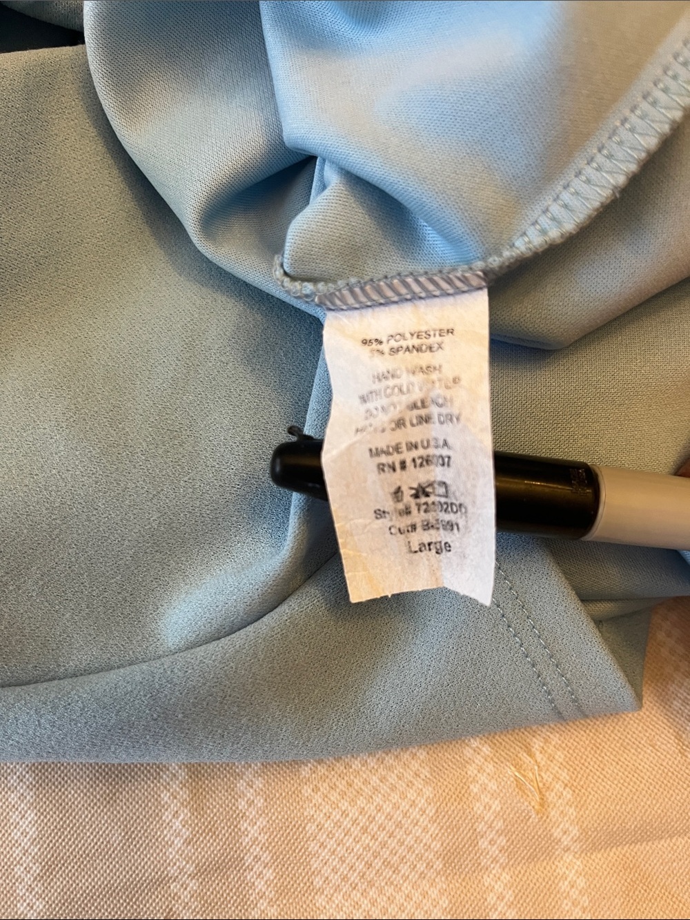 Pinkblush Light Blue Off-Shoulder Ruffle Mini Dress - Picture 6 of 8